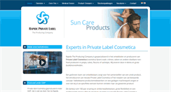 Desktop Screenshot of private-label-cosmetics.nl